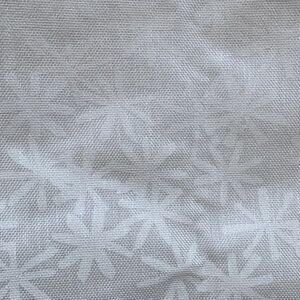 IKEA Brigid Sheer White Curtain pair with Flower Print 57” x 98”